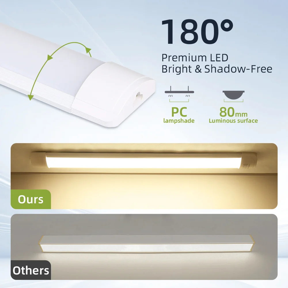 Cabinet LED Lamp Tube Lights Remote Control Dimmable LED Lamp 110-265V Light Bulbs Kitchen Closet Lamps For Home Bedroom Indoor