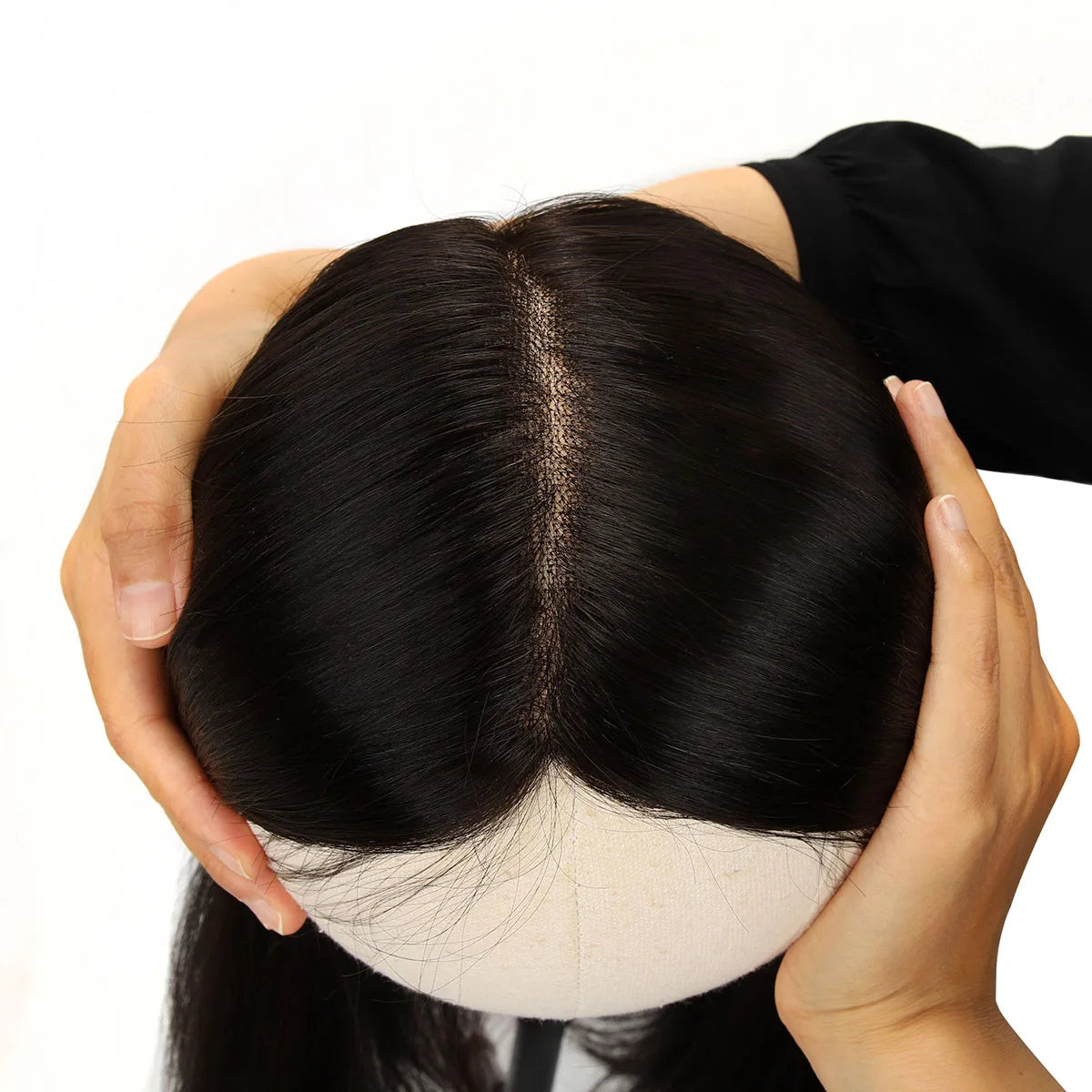 TUW06 Hair System for Women Lush Brazilian Hair TopUnique Human Hair Toppers Natural Looking Hair Toppers Hair Piece Hair Topper