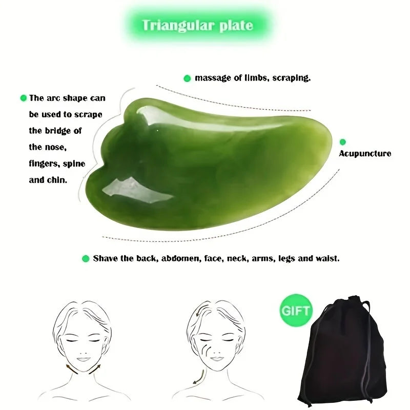7Pcs Gua Sha Board Massage Tools Face Neck Body Massage Beauty Tool SPA Skin Caring Neck Pain Relief Scraper Scraping Massager