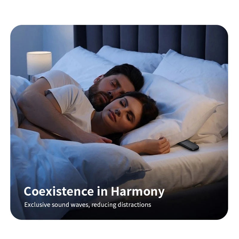 Bluetooth 5.4 Under Pillow Speaker Bone Conduction Speaker Noise Reduction Stereo Music Player With TF Card Slot Timed Shutdown