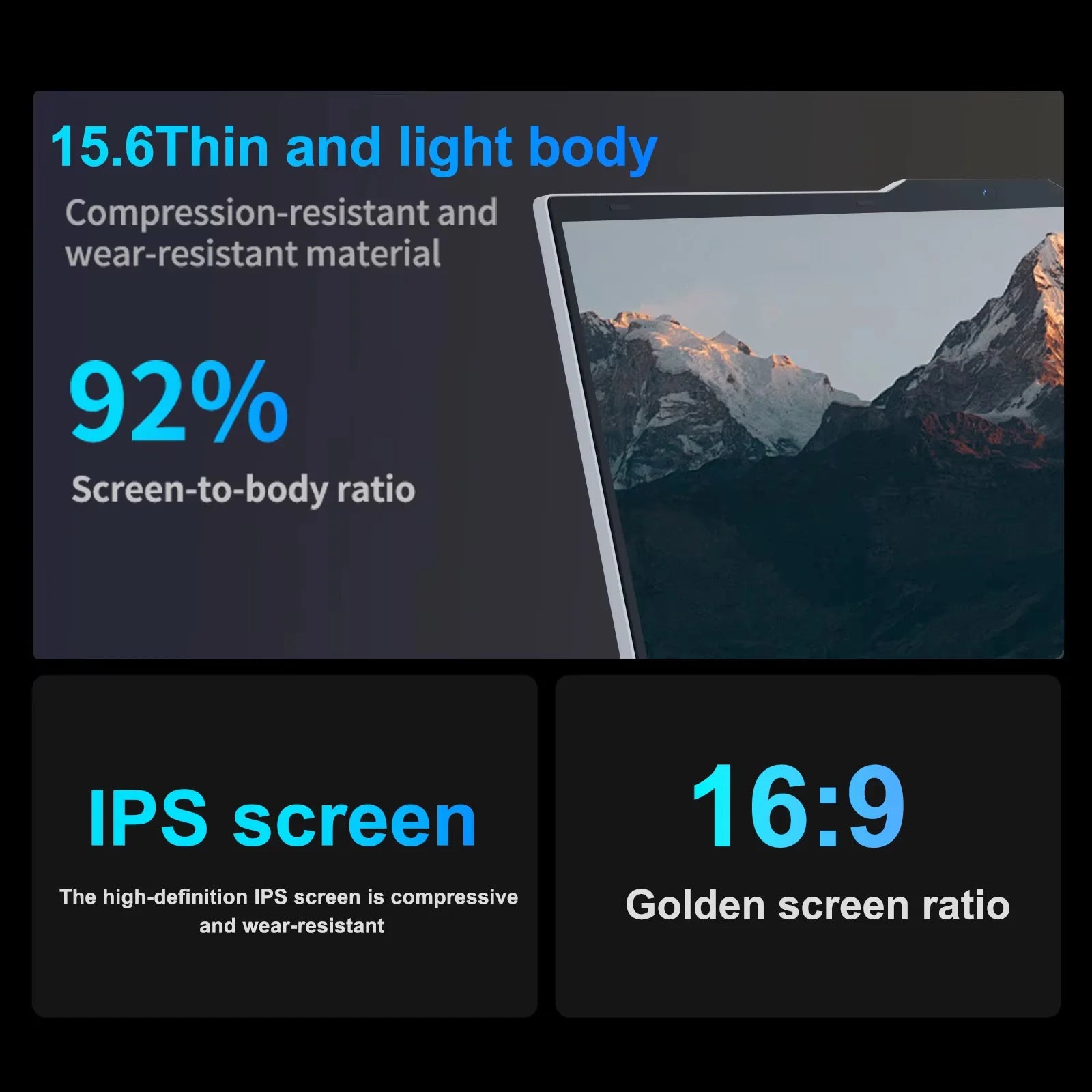 New 15.6" Intel Core i9 9900U Gaming Laptop Computer 16GB RAM 1/2TB SSD PC Gamer Windows 11 1920*1080P Office Gaming Notebook