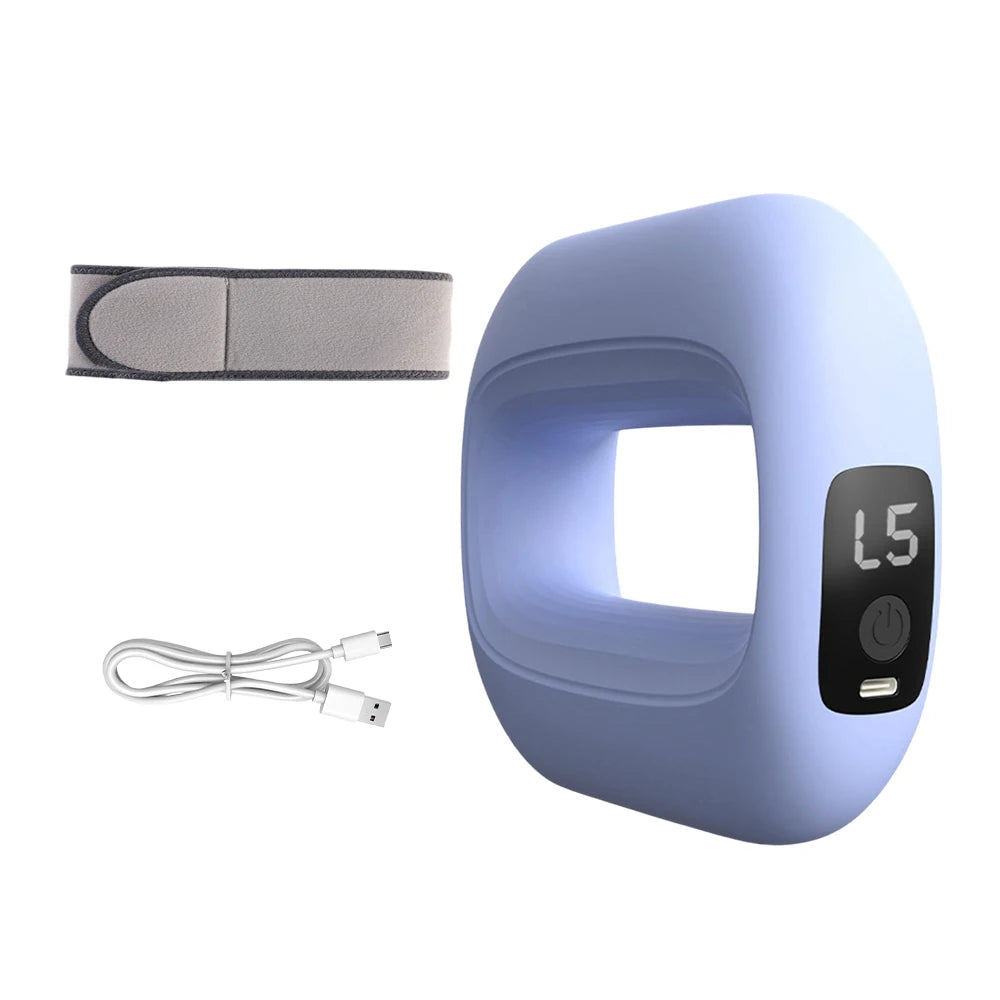 Electric Full-Body Fascia Ring Massager With Belt Multifunctional Exercise Vibration Fitness Massager  Deep Tissue Massage
