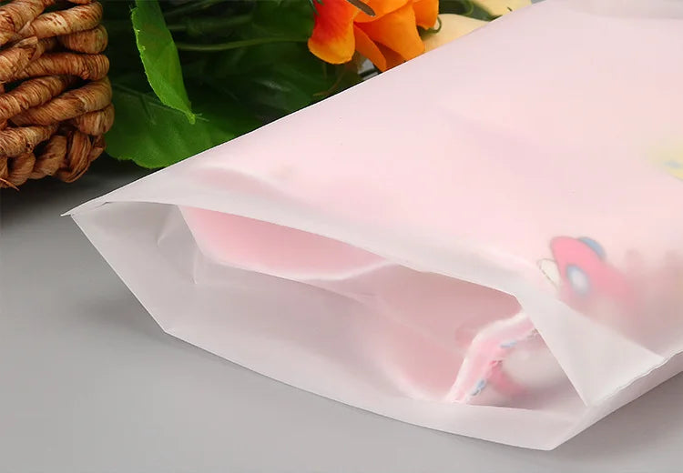 Transparent Drawstring Swimming Bags Beach Sea Gym Storage Bag Swimsuit Dry Bag Waterproof Outdoor Travel Portable PE Pouch