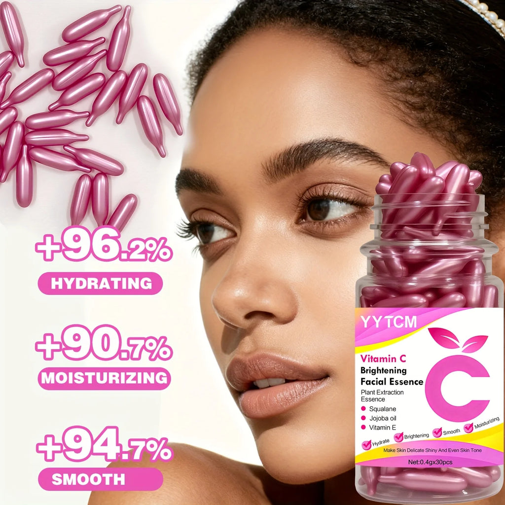 Vitamin C Skin-Brightening Capsule Essence - Hydrating & Moisturizing Serum