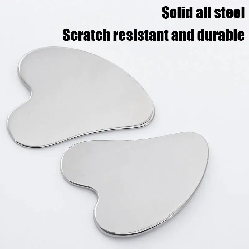 Gua Sha Board Guasha Massage For Face Stainless Steel Body Massager Facial Scraping Plate Guasha Scraper For Neck Back