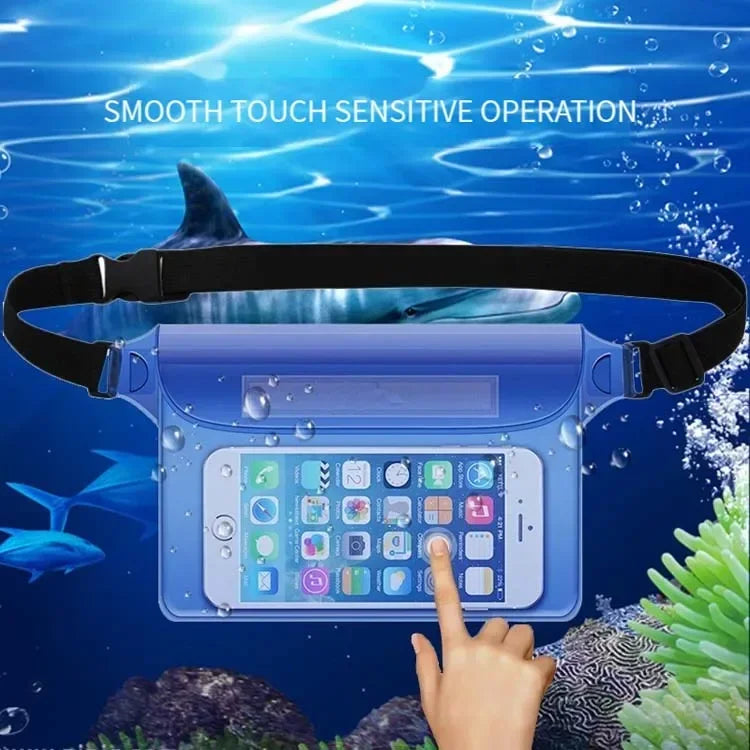 Floatable Waterproof Pouch for Aquatic Activities - Multi-Sport Dry Bag with Phone Compartment (Beach/Surf/Boating)
