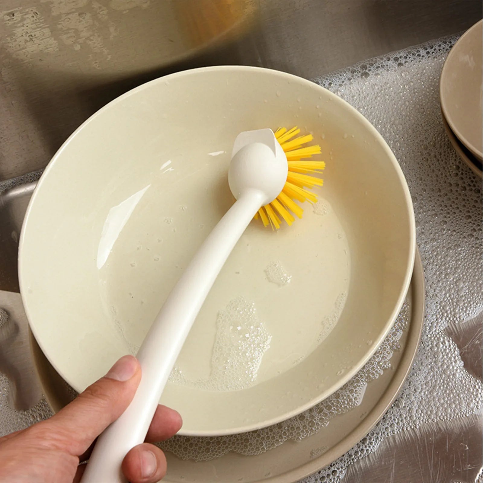 Cleaning Brush Long Handle Washing Cup Brush Wall Breaking Machine Practical Deep Cleaning Brush Home Kitchen Utensils Tools