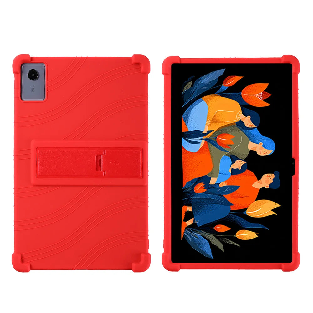 Case for Idea Tab Plus 12.1"2025 TB-365FC Tablet Kids Friendly Silicon Stand Cover Anti drop silicone prote