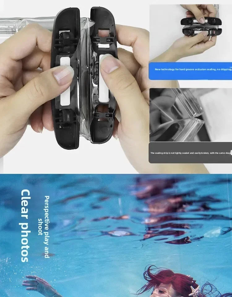 Floating Waterproof Phone Pouch Universal Water Resistant Phone Case Under 7.2 Inches Phone Dry Bag Essential for Water Sport