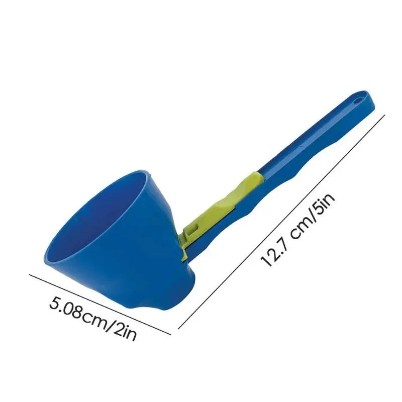 Durable PP Material Mess-Free Protein Powder Scoop Sliding Funnel Measuring Spoonfor Supplement Kitchen Gadget for All Occasions