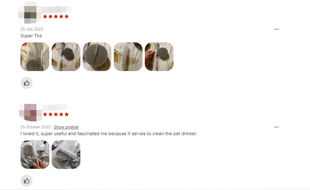 Cleaning Brush Set Pet Cat Drinking for Fountain Water Submersible Pump Pipe Tube Bottle Cup Cleaner Tools