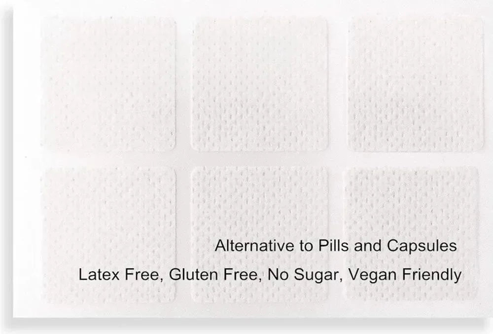 Taurine + Creatine Transdermal Patches, Muscle Strength, Focus, Memory - Best For Men And Women, 30 Patches One Month Supply