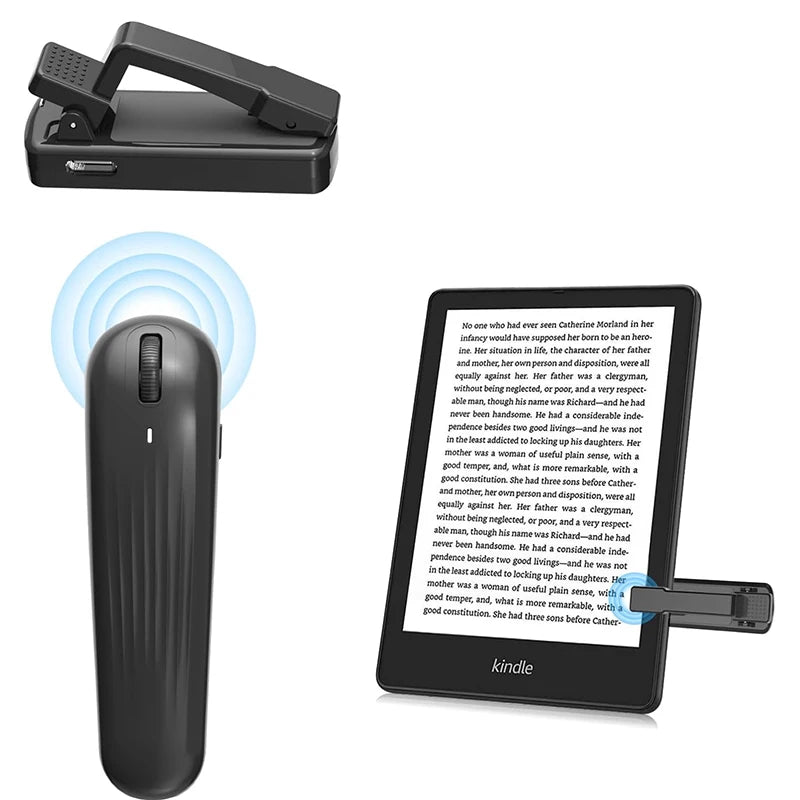 Remote Control Page Turner Ring for Kindle Paperwhite Oasis Kindle Kids Bluetooth E-Reader Controller TikTok Ring Camera Shutter