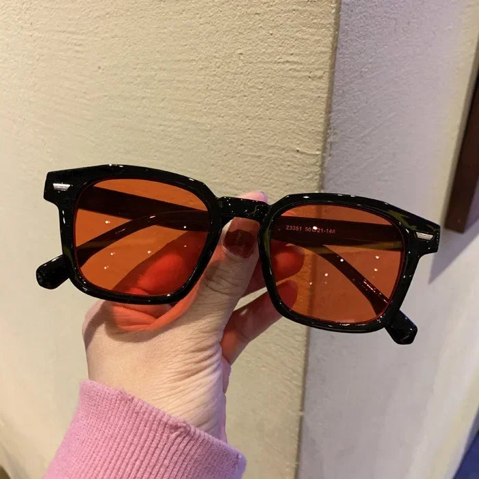 Vintage Sunglasses Unisex Rectangle Fashion Design Retro Sun Glasses Female Lady Eyeglass Cat Eye Casual Goggles 2025 New
