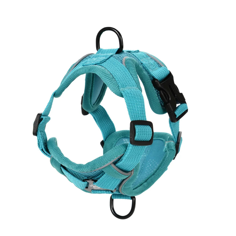 Pet Dog Leash For Small Medium Dogs Cats Hiking Reflective Puppy Adjustable Solid Harness Vest Set Chihuahua Bulldog Supplies
