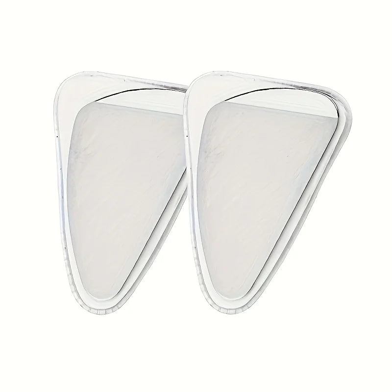 2pcs Stainless Steel Gua Sha Tool - Ultra-Thin Heart Shape with Triangle Edges for Face & Hand Massage, Relaxation & Muscle