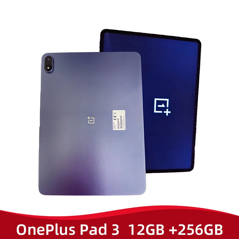 Global Version OnePlus Pad 3 Tablet 256GB 512GB ROM Qualcomm Snapdragon 8 Elite 13.2" 3.4K 144Hz Screen 13MP Camera 12140mAh