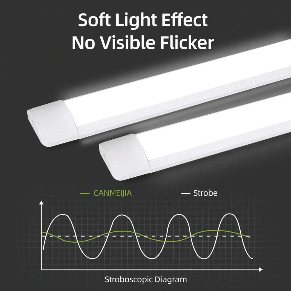 Cabinet LED Lamp Tube Lights Remote Control Dimmable LED Lamp 110-265V Light Bulbs Kitchen Closet Lamps For Home Bedroom Indoor