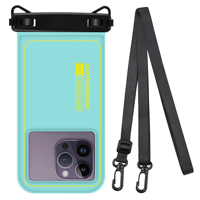 HAISSKY Waterproof Phone Bag for iPhone 16/15/14/13/12 pro Max/XR Universal Crossbody Swim Storage Pouch Case
