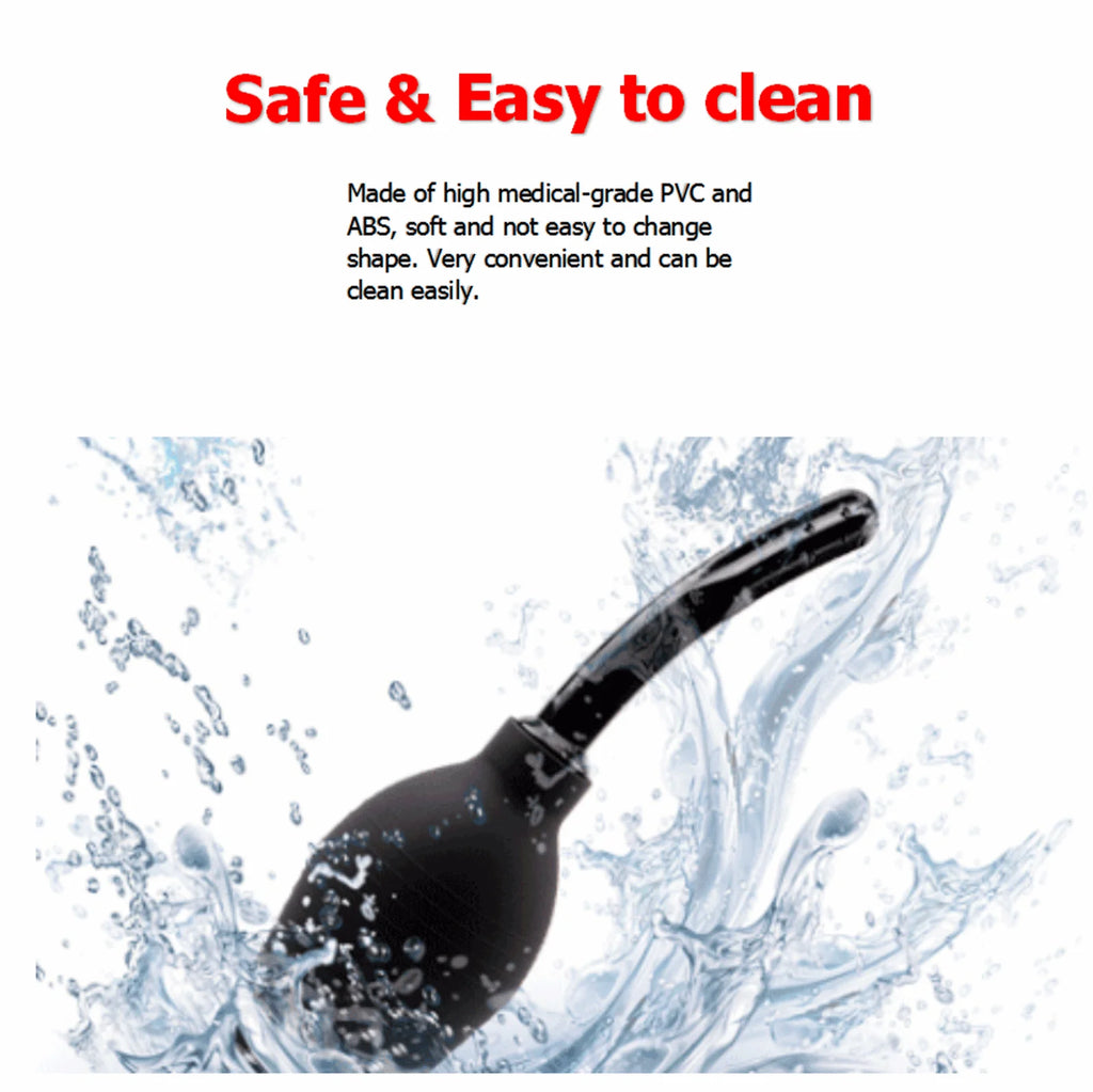 Intimate Goods Enema Cleaning Container Masturbator Anal Shower Vagina Cleaner Douche Anal Cleaner for Men Women Enema Bulb