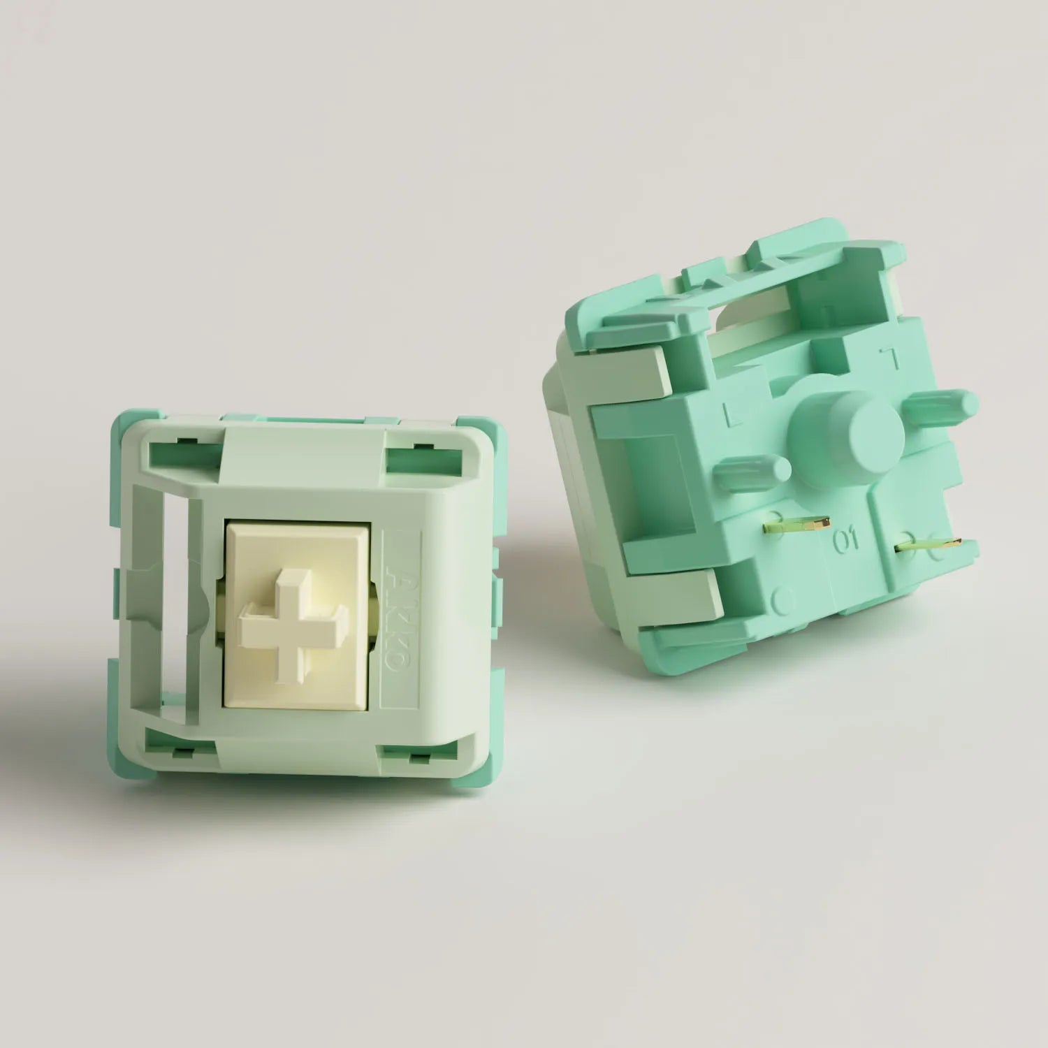 Akko Cilantro Switch 5 Pins 36gf Deep Clack Tactile Switch Factory Lubed Compatible with Cherry MX Mechanical Keyboard (45 pcs)