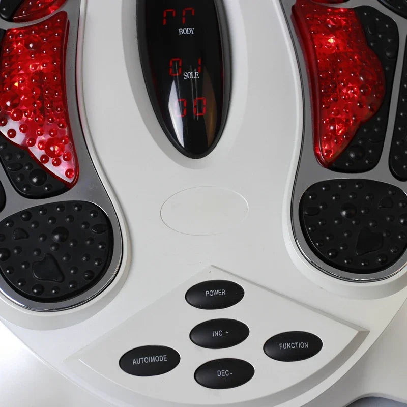 Foot Massager Electric Vibrator  Leg Exerciser With Remote Control Health Care Body Massage Bio Shaker Heating Therapy Machine