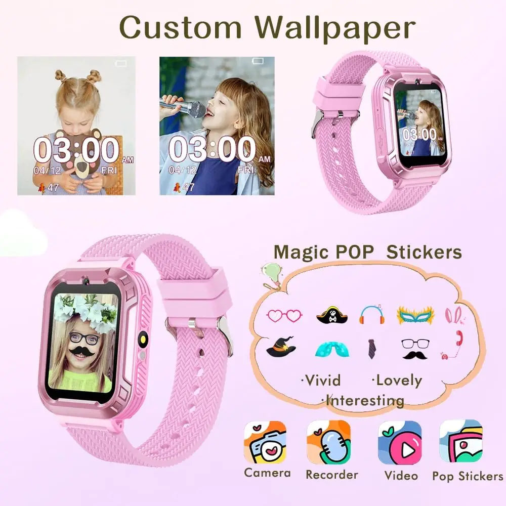 Smart Watch For Kids With 35 Games Camera Video Recorder Music Calculator Calendar Flashlight Pedometer Smartwatch Kids Gift Toy