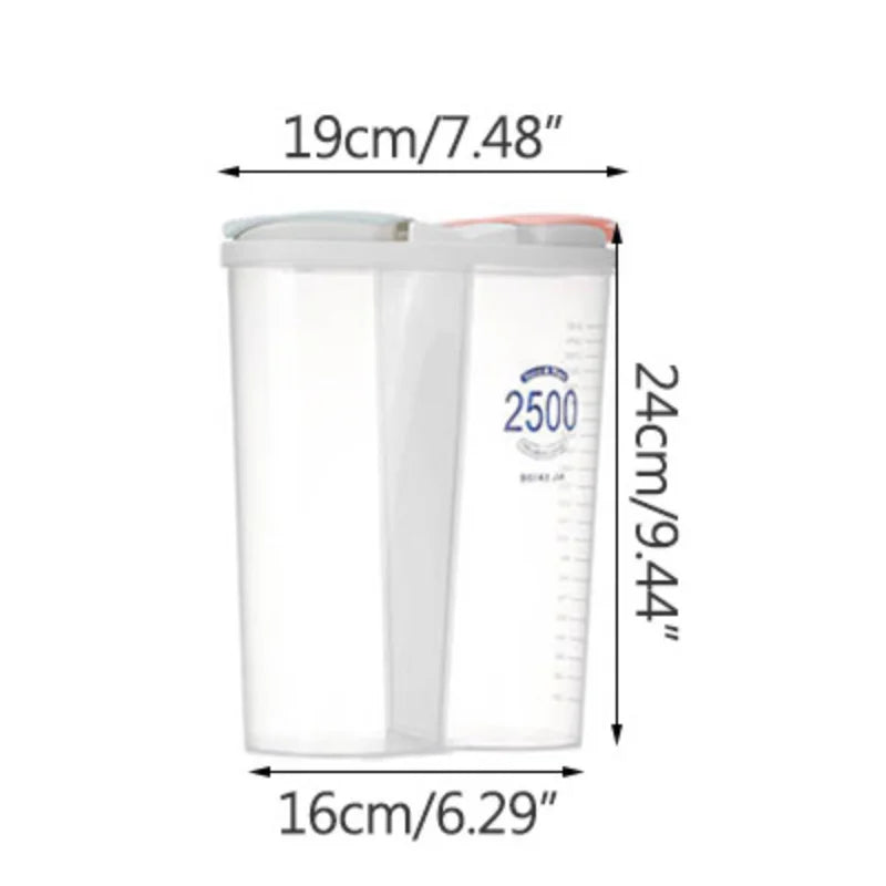 Kitchen Storage Box Food Storage Box Kitchen Supplies Grain Storage Tank  Transparent Organizers Moisture-Proof Sealed Cans