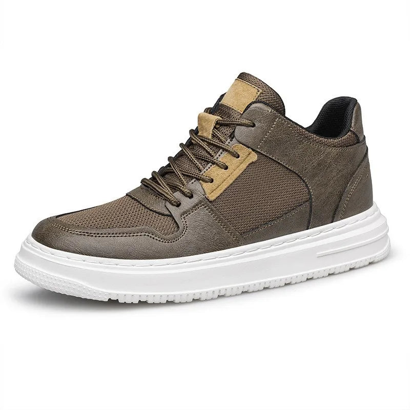 Men Height Increase Sneakers Elevator Shoes for Men 6cm Sports Casual Shoes Invisible Inner Heightening 8cm White Big Size Shoes