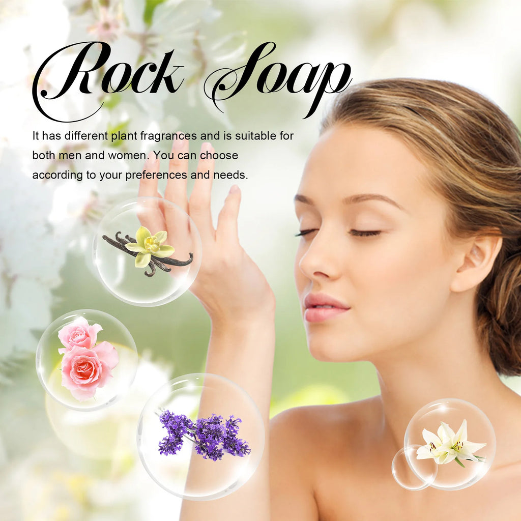 Bath Gem Soap Moisturizing Hydrating Smooths Skin Long-Lasting Fragrance Brightens Elbows Joints Whitens Beautifies Body Skin