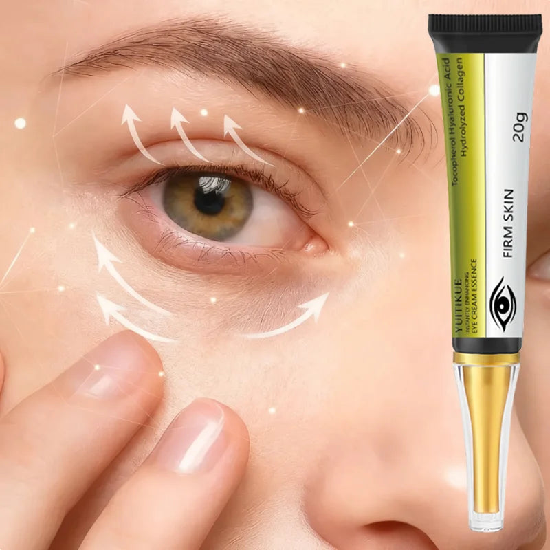 Hyaluronic Acid Eye Cream for Wrinkle Removal and Brightening: Lifts and Firms Skin, Special Eye Care for Women