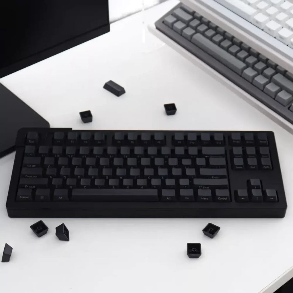 Large Carbon Solid Color Genuine/Side Engraved Keycaps PBT Thermal Sublimation for OEM Gateron MX Mechanical Keyboards