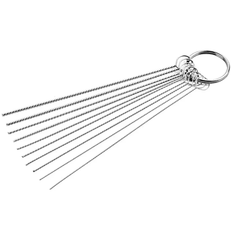 Hot Brushes Cleaner Tools for Automobile Motorcycle ATV Welder Carb Chainsaw Carburetor Carbon Dirt Jet Remove Cleaning Needles