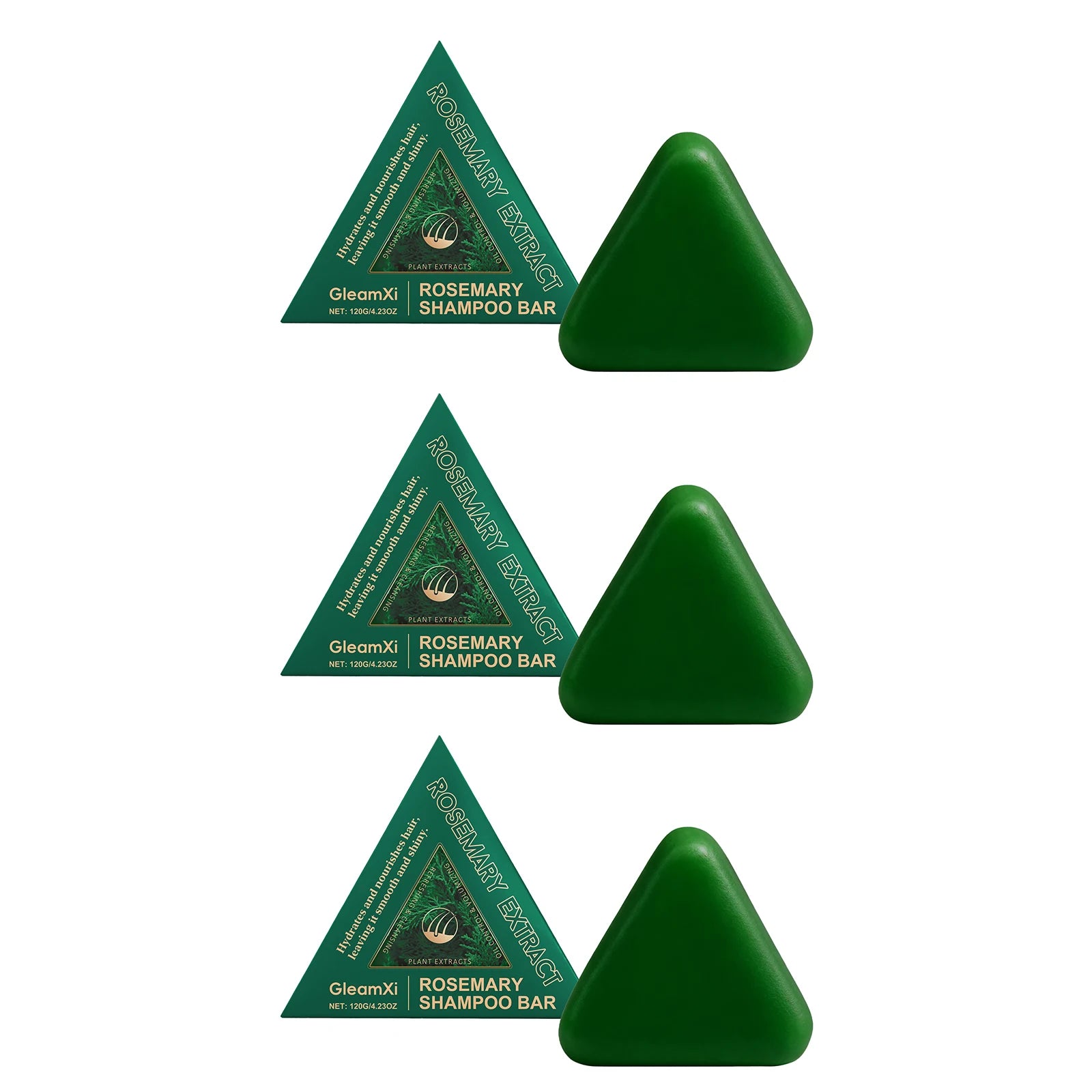 Rosemary Shampoo Bar Hair Growth Anti Hair Loss Oil Control Improve Frizz Split Ends Refreshing Nourishing Handmade Solid Soap