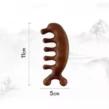 Gua Sha Massage Comb, Head and Face Scalp, Natural Facial Massager, Wide Tooth, Guasha Scraping, Body Massage
