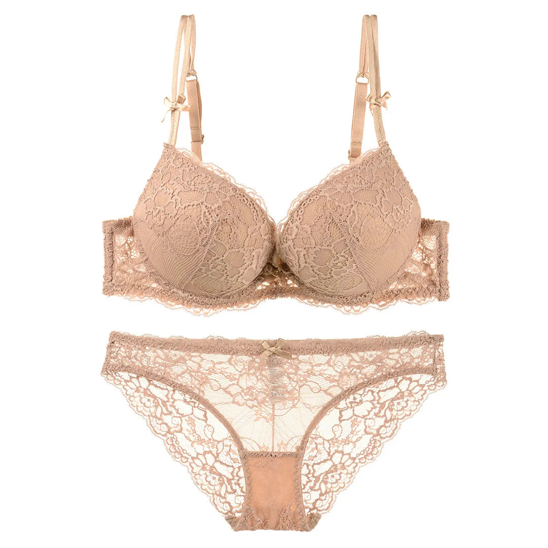 Women's Push-Up Bra & Panty Set — Elegant Daily Lingerie