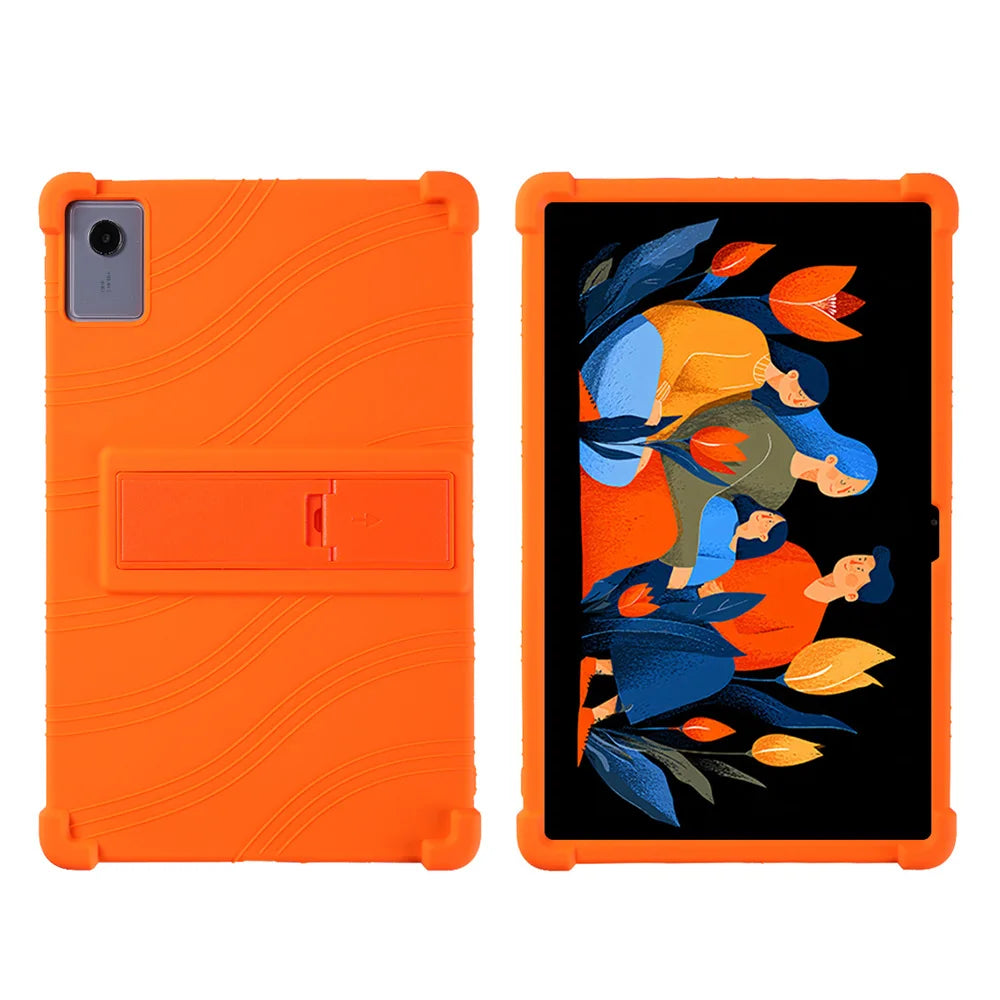 Case for Idea Tab Plus 12.1"2025 TB-365FC Tablet Kids Friendly Silicon Stand Cover Anti drop silicone prote