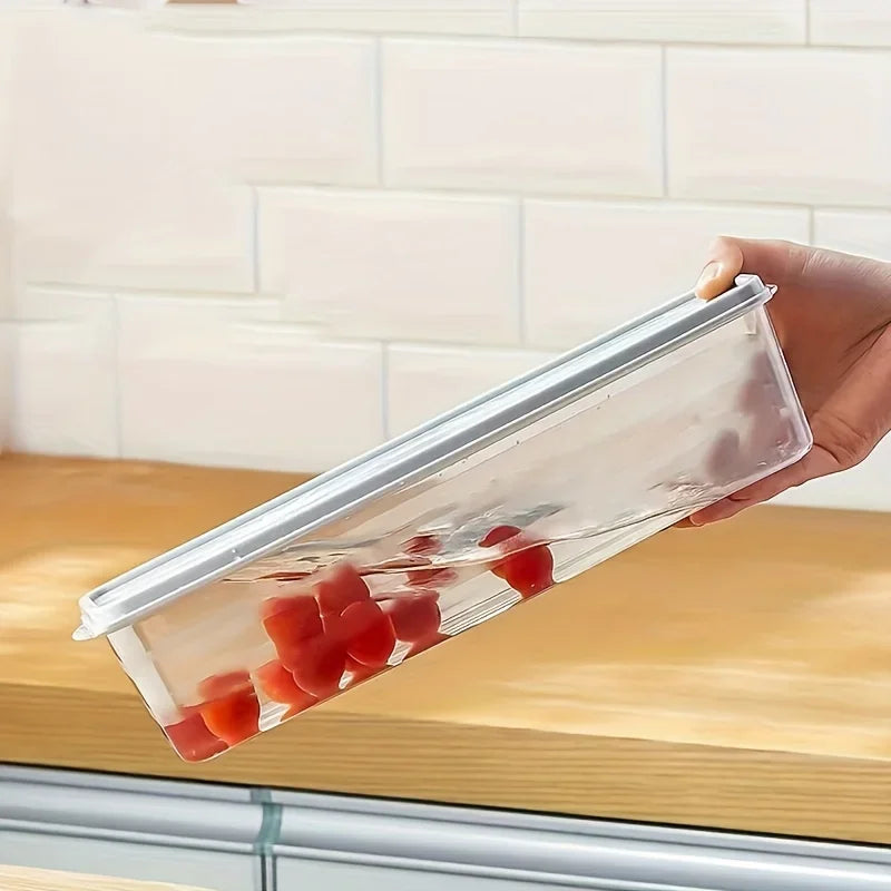 Storage Box Fresh-keeping Food Storage Container Cold Refrigerator Sealed Kitchen Fresh Fruit Storage Box with Lid Jars