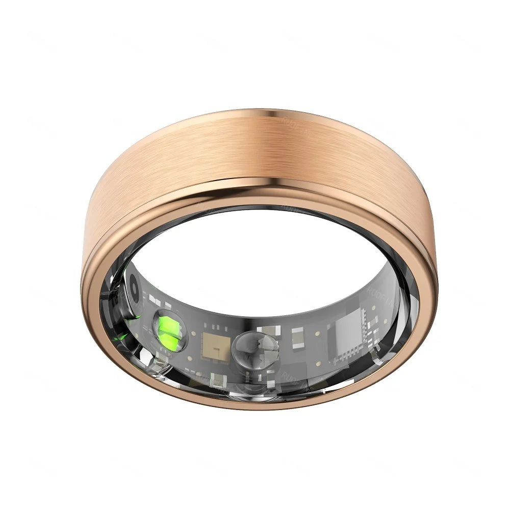 R03 Smartring Couple Rings Man Woman Gift Health Monitor Qring APP Sleep Tracker Fitness Waterproof 5ATM For Android Ios Phone