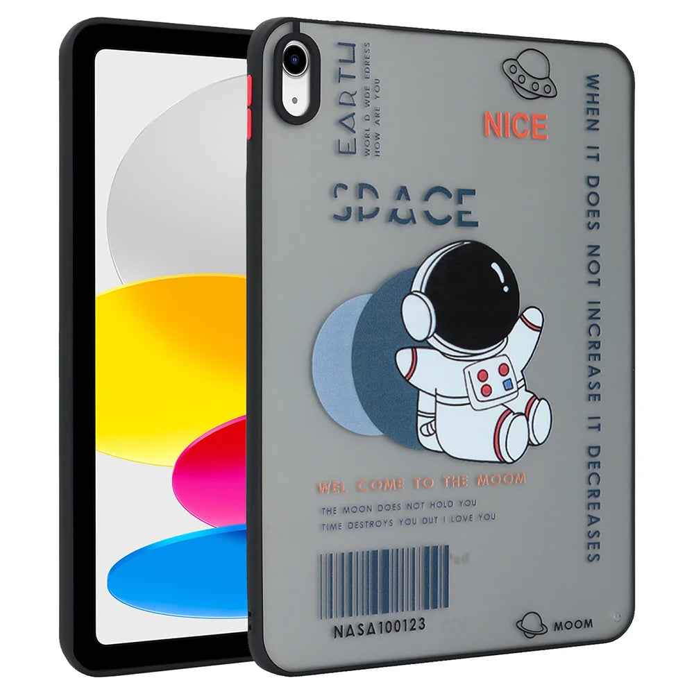 Funda For iPad 10th Gen Case iPad Air 5 4 3 2 Pro 11 Mini 6 Cases For iPad 9th/ 8/7 Generacion 10.2 Cute Kids Astronaut Cover
