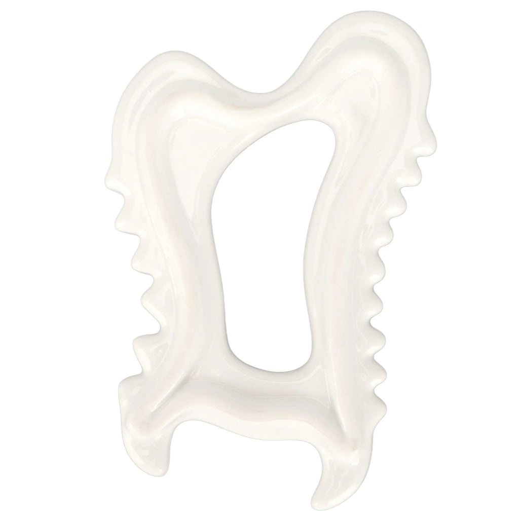 Gua Sha Tool Ceramic Antistatic Easy To Use Good Thermal Conductivity Gua Sha Massage Scraping Tool for Leg Body
