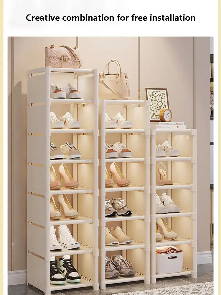 Shoe-shelf Organizer Home Furniture Simply Storage Cabinets Shoe Living Room Multi Layer Installation Zapatero Shoemakers