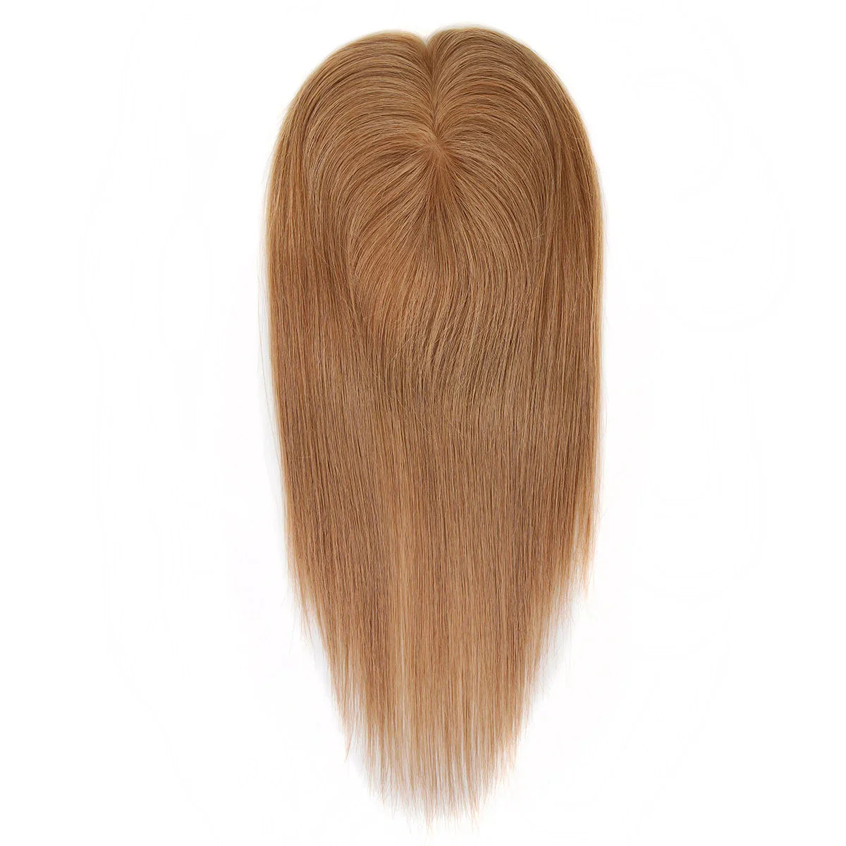 TUW10 3''x5'' Silk Base Hair Topper for Women with PU around 3 Clip 110% Handmade Remy Human Hair Natural Looking Topper Hairpin