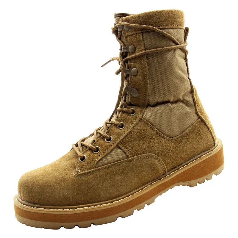 Rubber Sole Brown Combat Desert Boots Us Army Green Military Boot Tactical Beige Men Boots on Sale  men combat boots