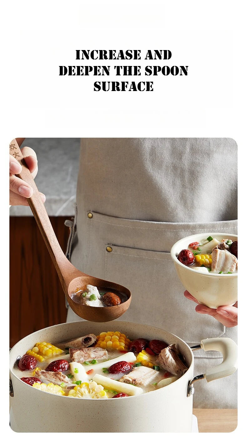 COOKER KING 3in1 Cooking Tool Set Ebony Spatula and Spoon for Family Kitchen Kitchenware Exquisite Kitchen Gift Kitchen tools