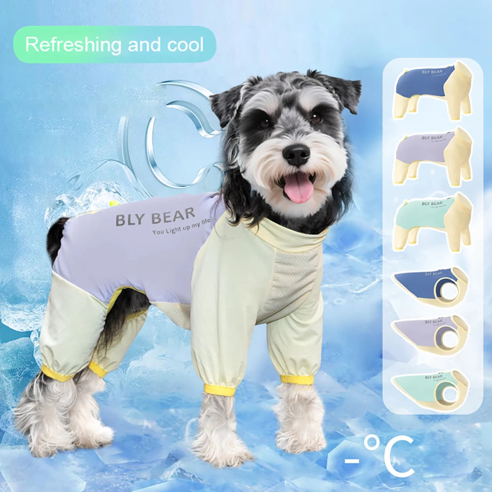 Dog Cooling Vest for Summer - UV Sun Protection Breathable Mesh Ice Jacket, Small Medium Large Dogs, Adjustable for Outdoor Walk