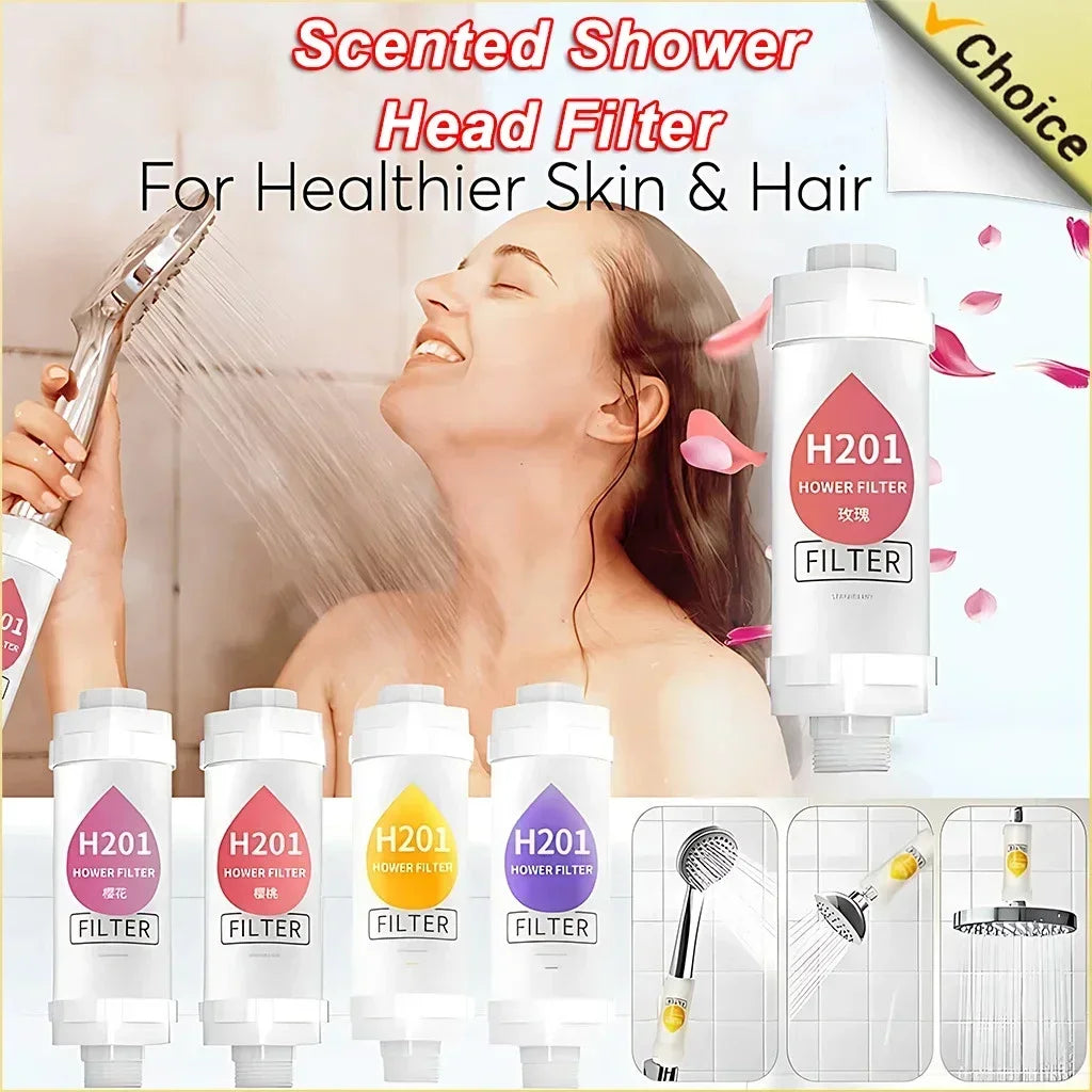 Filter Shower Fragrance Vitamin C Aromatherapy Softener Purifier For Hard Water Removes Residual Chlorine Bathroom Accessories