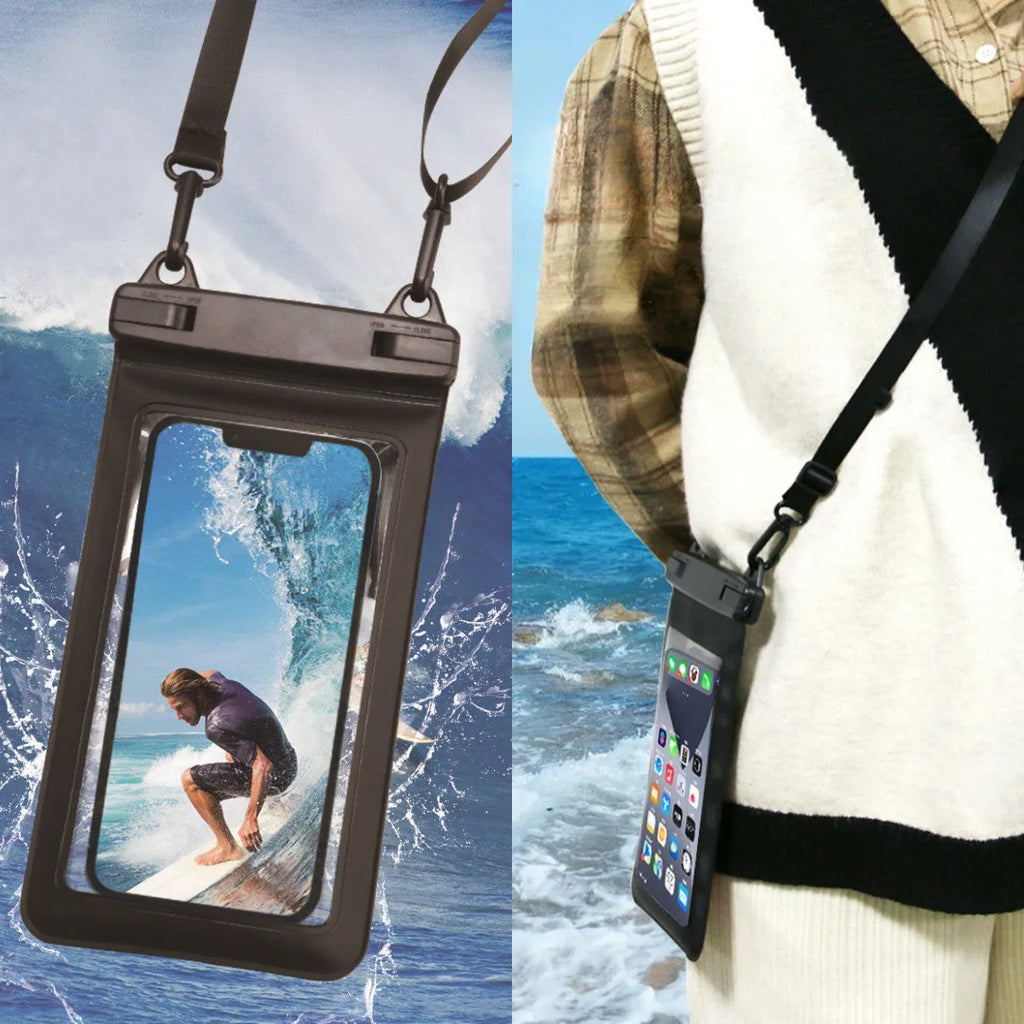 Universal Waterproof Mobile Phone Case Diving Surfing PVC Bags 7.5inch Phone Waterproof Pouch Cover Underwater Swimming Dry Bag