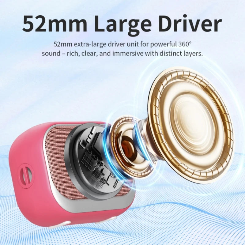 Bluetooth Speaker BT5.3 Mobile Phone Desktop Outdoor Wireless  Speaker Portable Mini Subwoofer Support Tf  TWS/FM/RGB Speaker