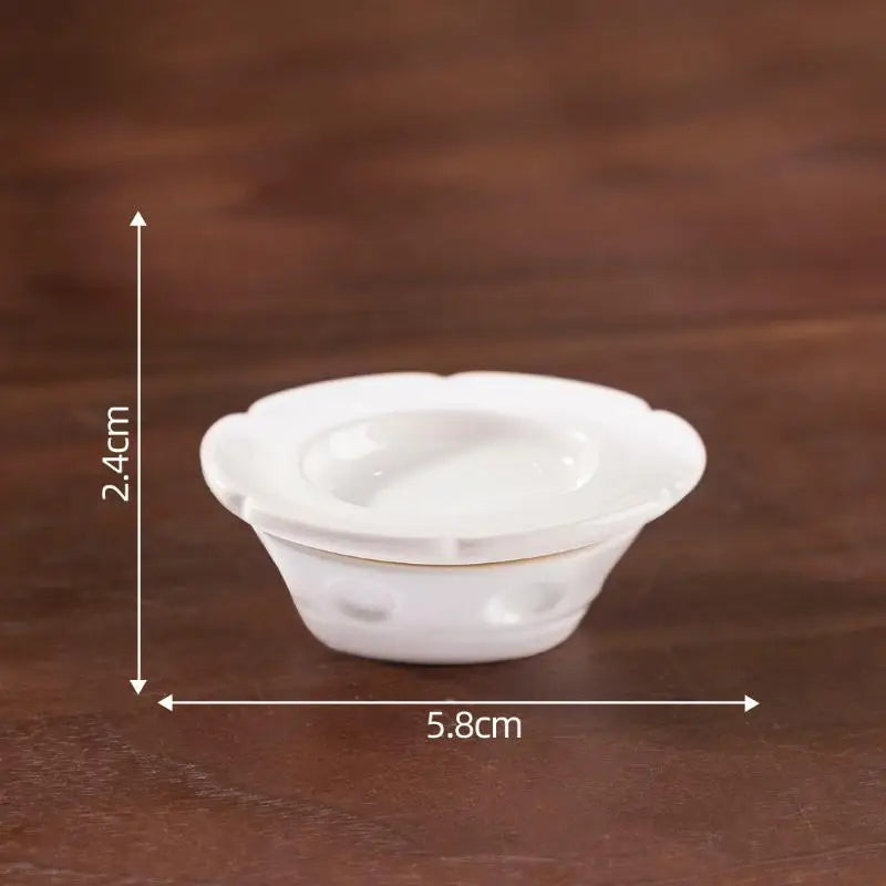 DIY Miniature Dollhouse Kitchen Decoration Accessories; Mini Clay Pot, Plate and Food Model
